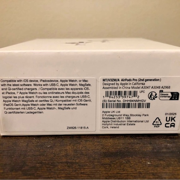 Apple AirPods Pro 2nd Gen Box